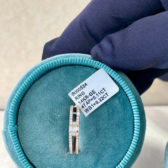 Stackable Baguette Cut Rings - Picture 11 of 16